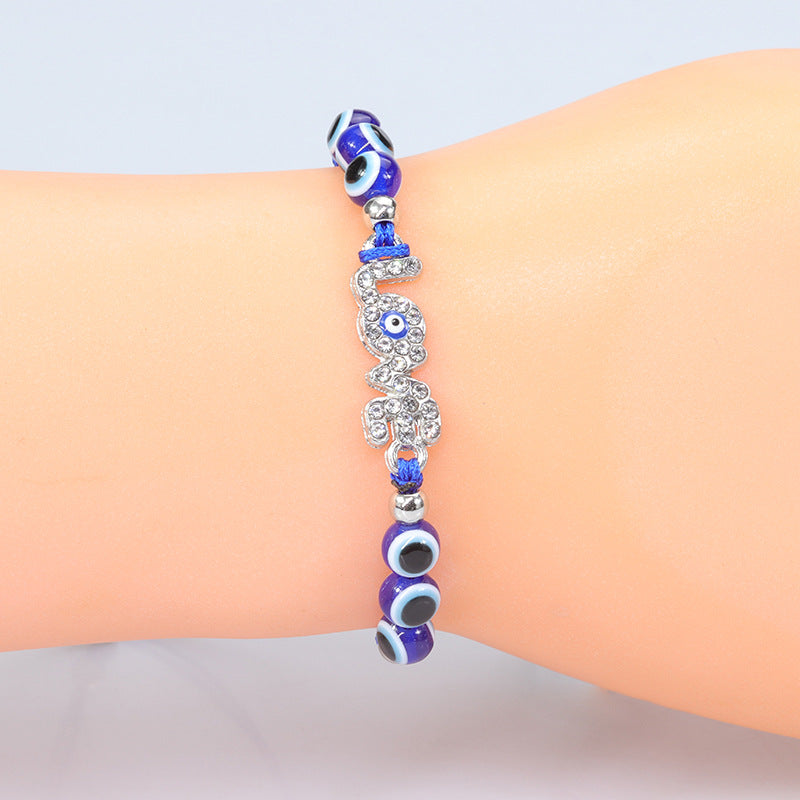 Wholesale Devil Eye Beaded Bracelet